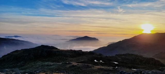 Harter Fell above Hardknott Forest